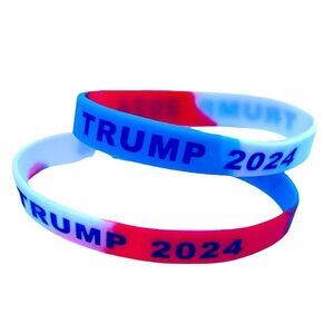 Trump 2024 Silicone Bracelets SET OF TWO UNISEX